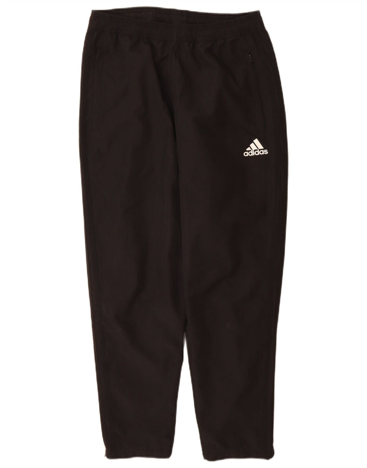 Ανδρική αθλητική φόρμα Adidas Climalite, μεσαίο μαύρο πολυεστέρα