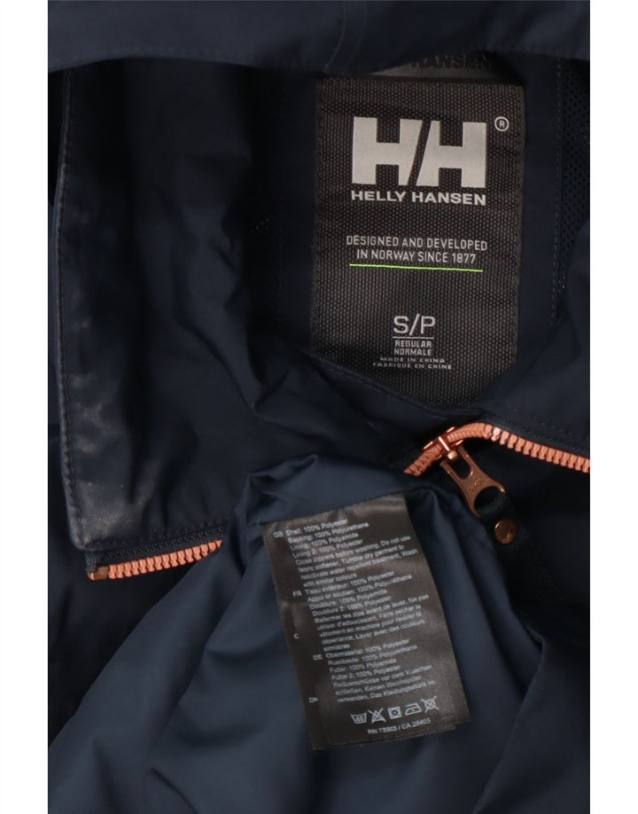 Helly Hansen γυναικείο αδιάβροχο με κουκούλα με διπλό στήθος UK 10 Small Navy Blue