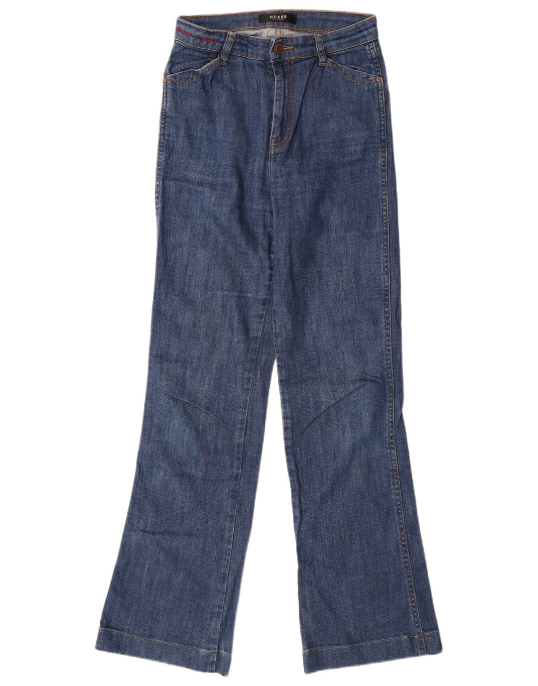 Guess Womens Bootcut Jeans W25 L32 Blue