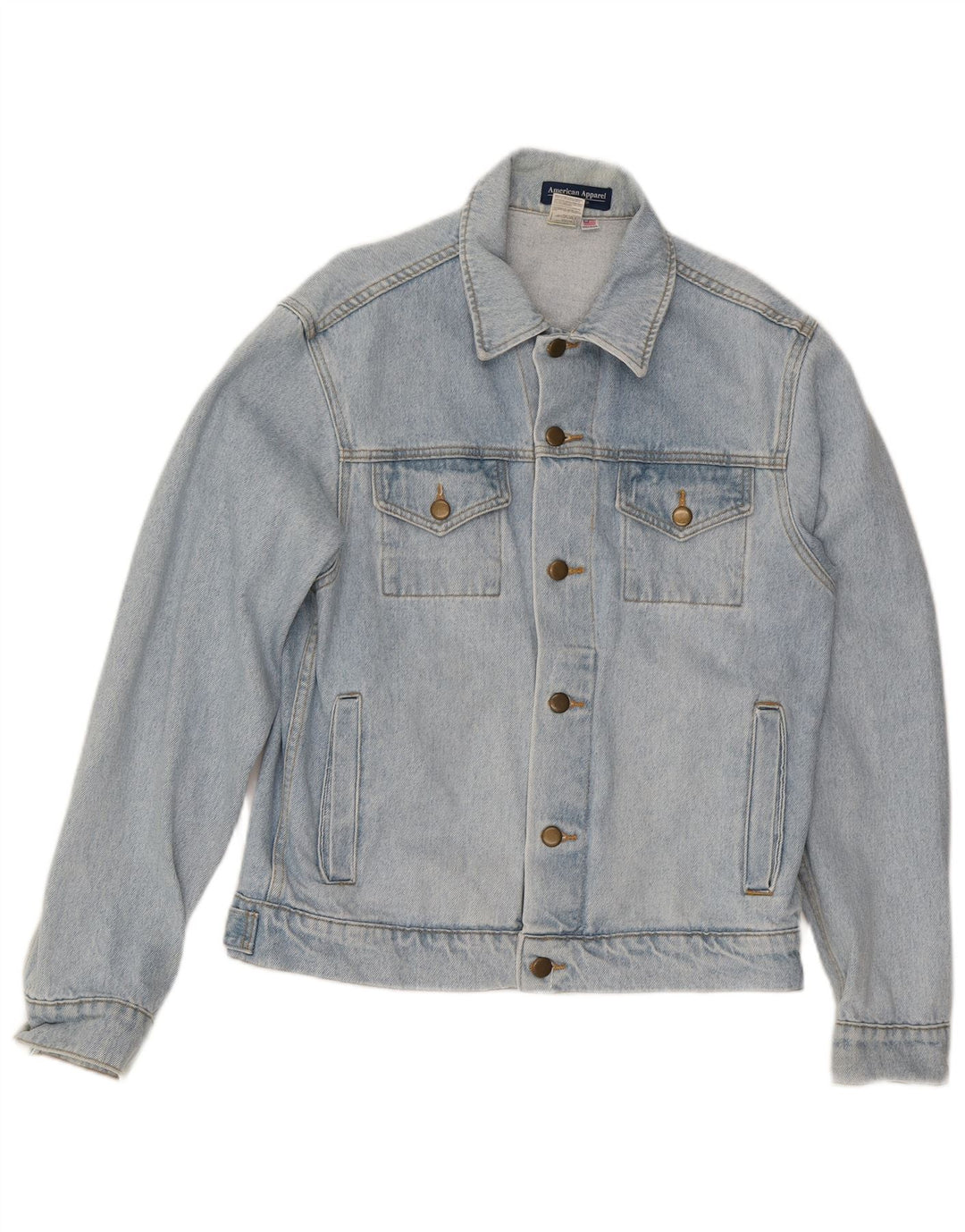 Ανδρικό Τζιν Μπουφάν American Apparel UK 38 Medium Blue Cotton