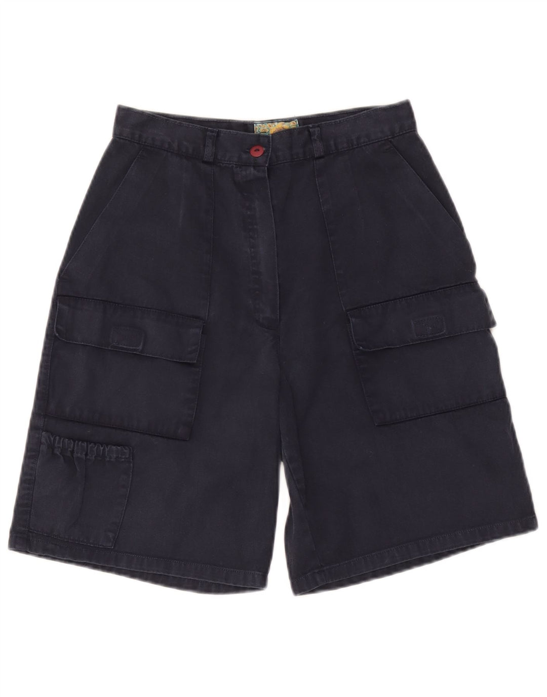Vintage γυναικείο σορτς βερμούδα Cargo IT 44 Medium W28 Navy Blue Cotton