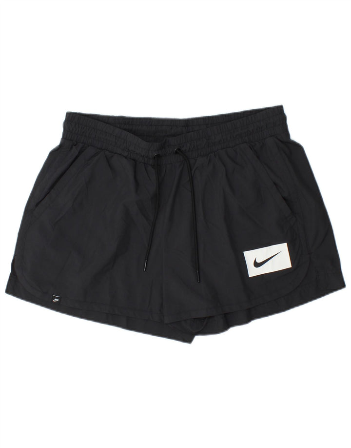 Γυναικείο αθλητικό σορτς NIKE UK 14 μεσαίο μαύρο πολυεστέρα