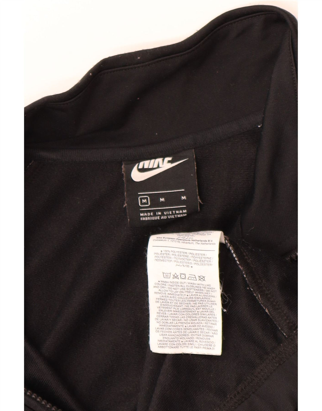 Ανδρική φόρμα Nike Μπουφάν με μεσαίο μαύρο πολυεστέρα