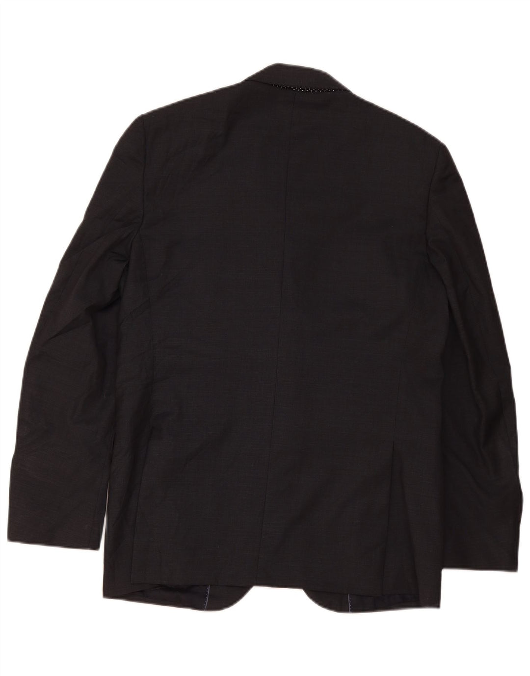 Massimo Dutti Ανδρικό μπουφάν σακάκι με 2 κουμπιά EU 52 μαύρο μάλλινο μεγάλο