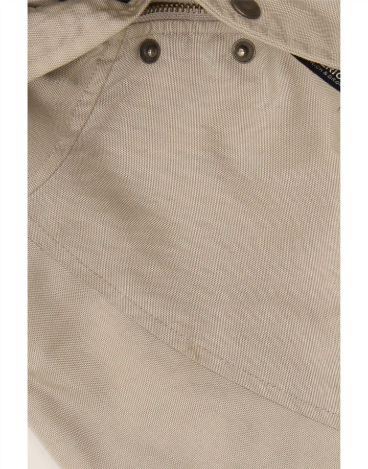 Woolrich Ανδρικό Bomber Jacket με κουκούλα UK 38 Medium Beige Nylon