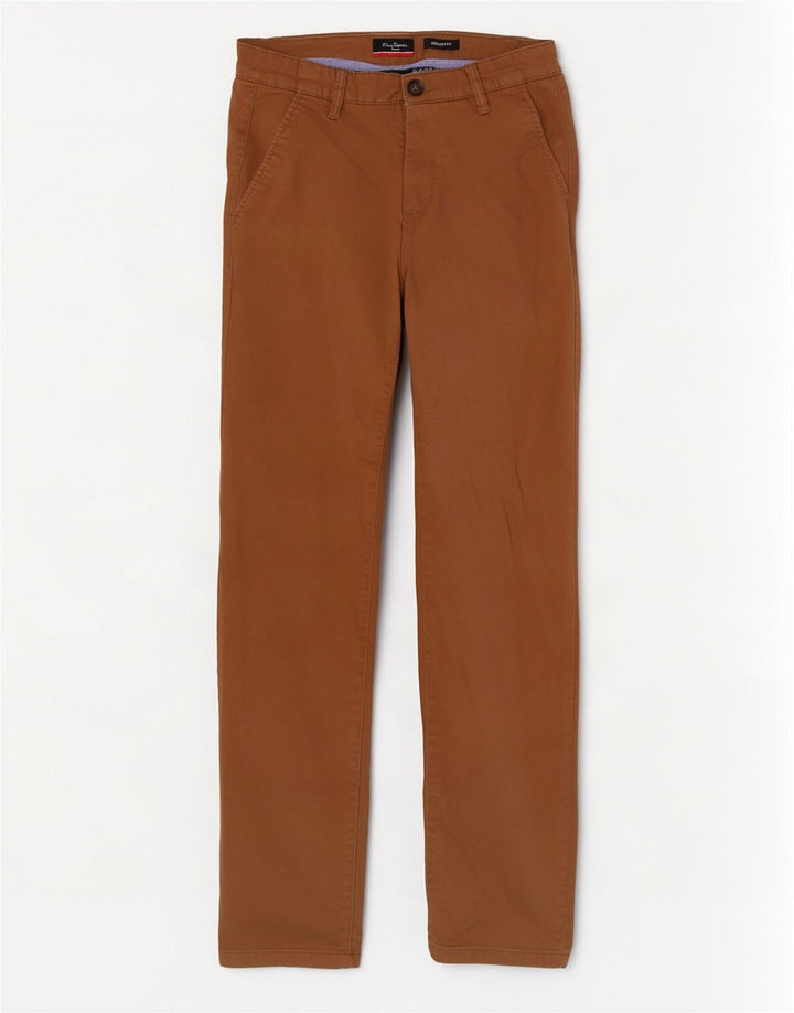 Pierre Cardin Ανδρικό παντελόνι Chino με κανονική εφαρμογή W30 L30 Μπεζ πολυεστέρας