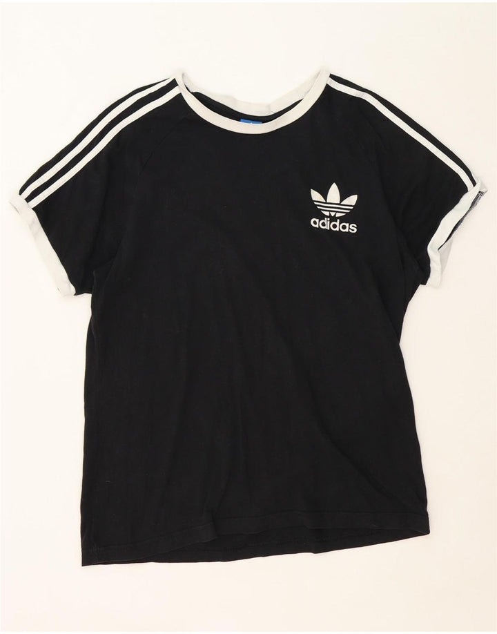 Ανδρικό T-Shirt Adidas Top Medium Black Colourblock Πολυεστέρας