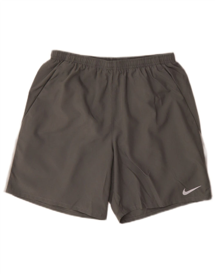 Ανδρικά σορτς Nike Dri Fit με μεσαίο γκρι χρώμα, πολυεστέρας
