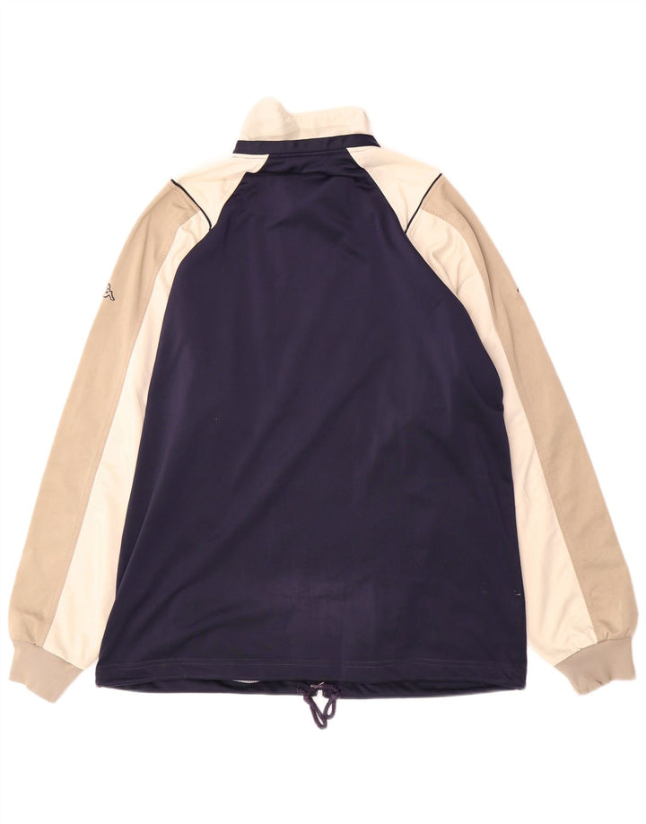 Ανδρική φόρμα Kappa Top Jacket Large Navy Blue Colourblock