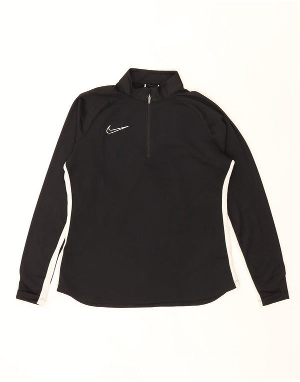 Ανδρικό φούτερ με φερμουάρ Nike Dri Fit Jumper Medium Black Colourblock