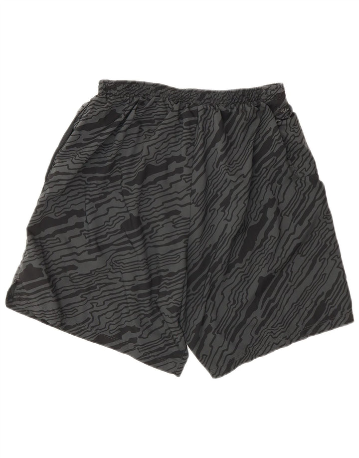 Ανδρικό σορτς NIKE Dri Fit με αφηρημένο σχέδιο με μεγάλο γκρι πολυεστέρα