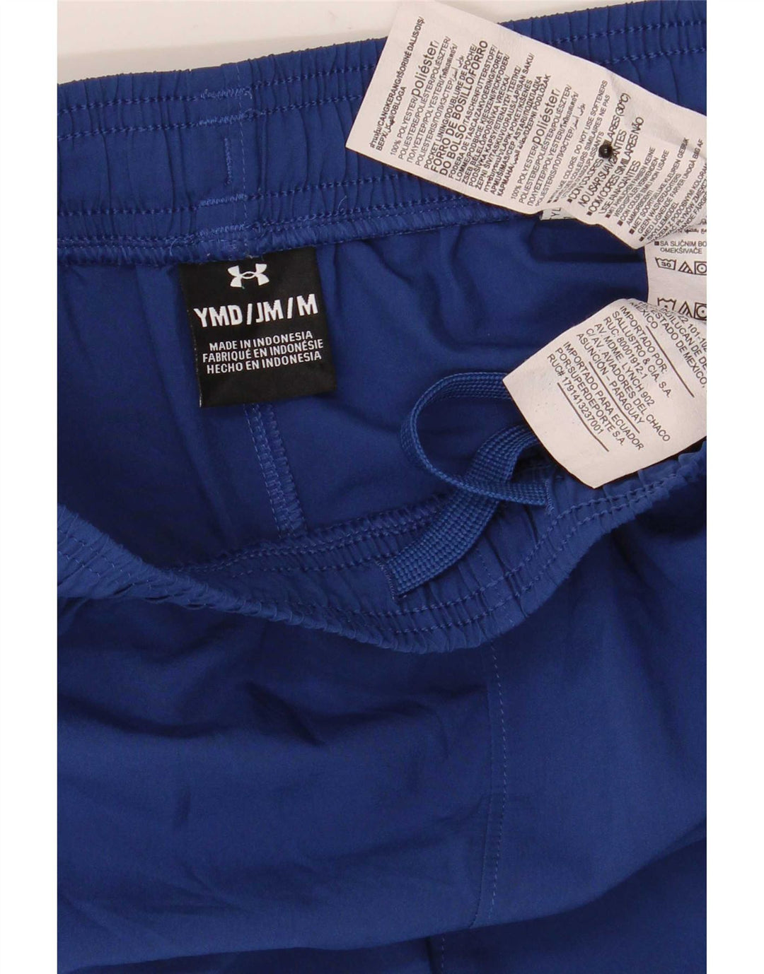 Under Armour Αγόρια Αθλητικά Σορτς 9-10 ετών Μεσαίο Μπλε Πολυεστέρας