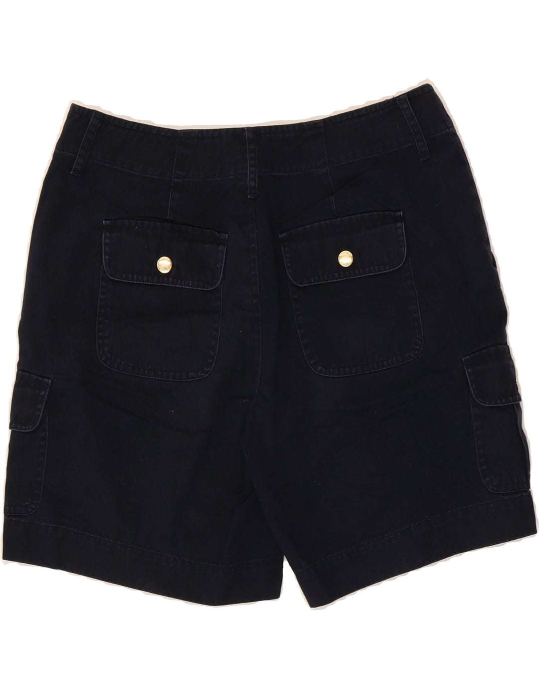 CHAPS Womens Cargo Shorts US 4 Small W30  Navy Blue Cotton Vintage Chaps and Second-Hand Chaps from Messina Hembry 