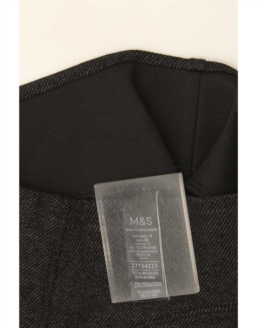 Γυναικεία κολάν Marks & Spencer UK 8 Small Black Flecked Viscose