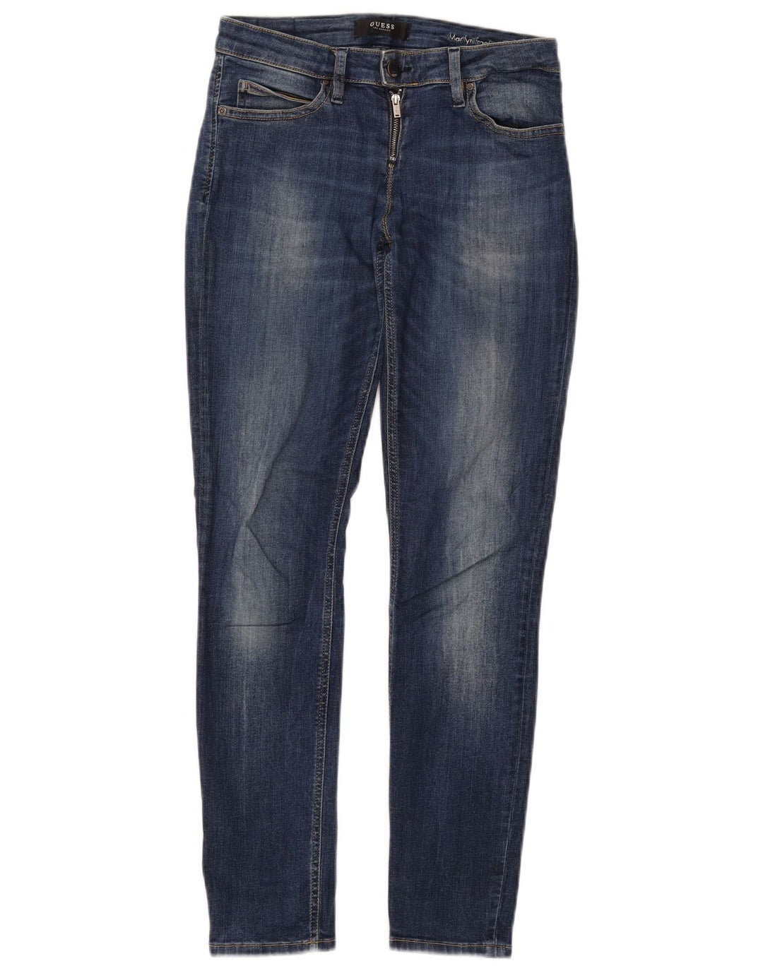 GUESS Γυναικεία Marilyn Skinny Jeans W27 L28 Blue Cotton