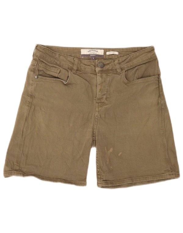 Fat Face Γυναικείο Casual Σορτς UK 8 Small W28 Χακί βαμβακερό
