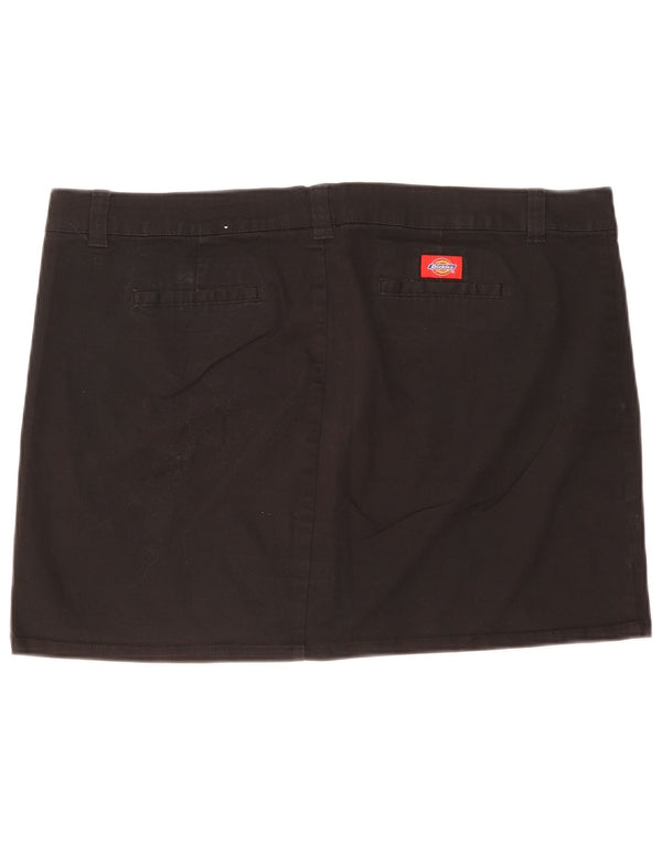 Dickies Γυναικεία ίσια φούστα US 22 3XL W44 Μαύρη Βαμβακερή