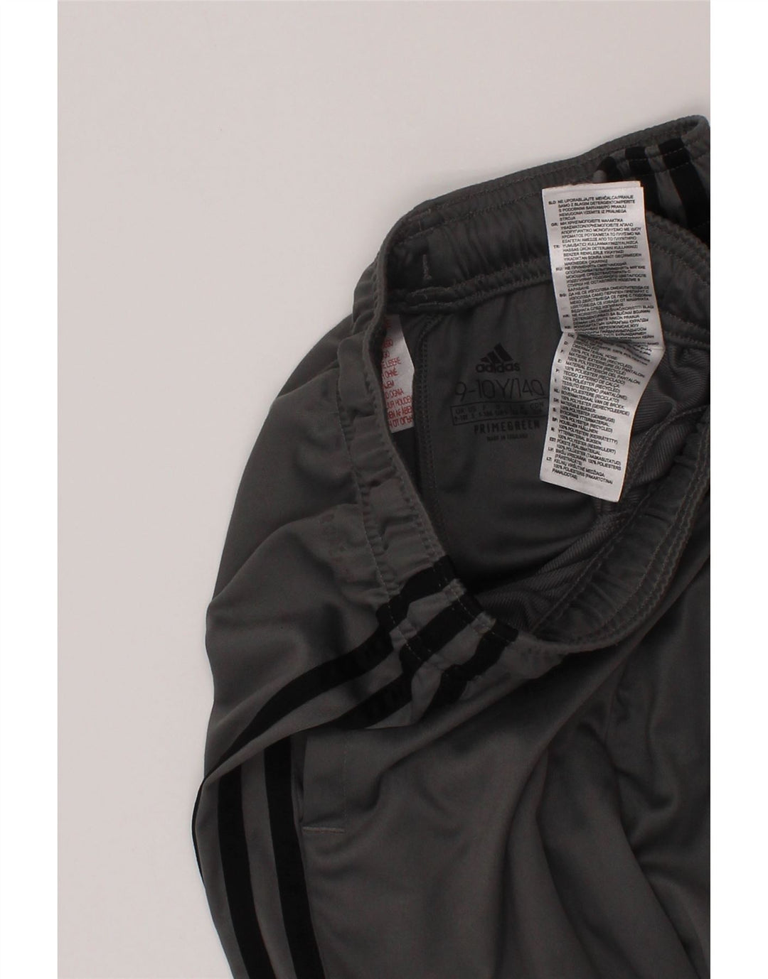 Adidas Boys Sport Short 9-10 Years Grey Polyester