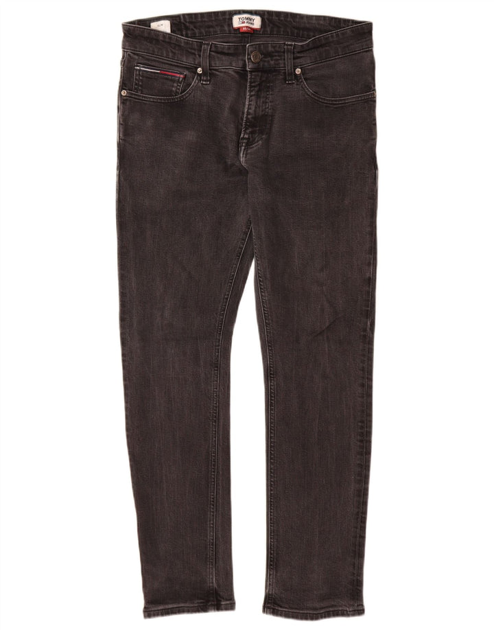 Tommy Hilfiger Ανδρικό Slim Jeans W32 L30 Γκρι βαμβακερό