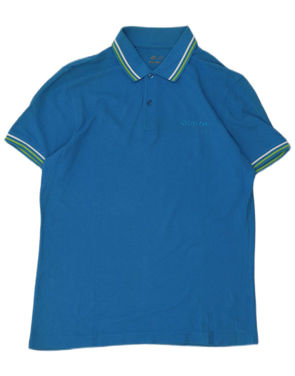 Lotto Mens Polo Shirt Medium Blue