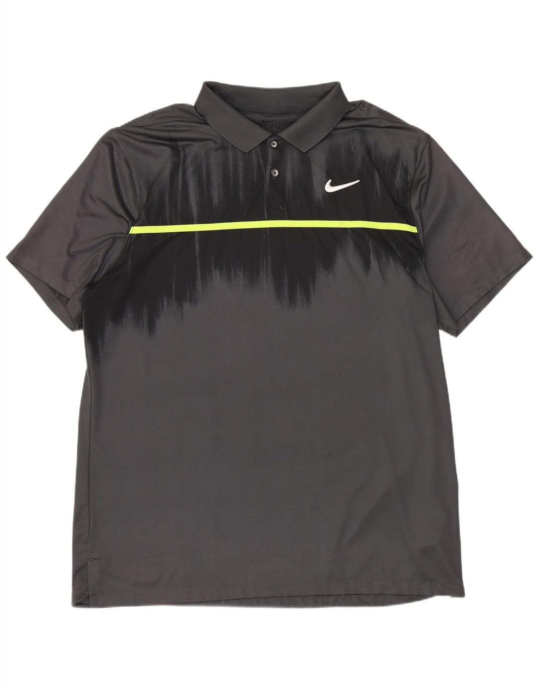 Ανδρικό μπλουζάκι Nike Dri Fit Standard Fit Polo με μεγάλο γκρι χρώμα πολυεστέρα