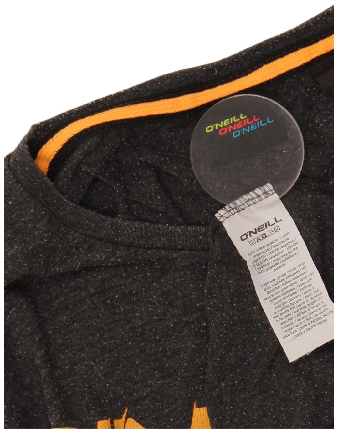 Ανδρικό γραφικό μπλουζάκι O'NEILL Τοπ μεσαίο γκρι βαμβακερό