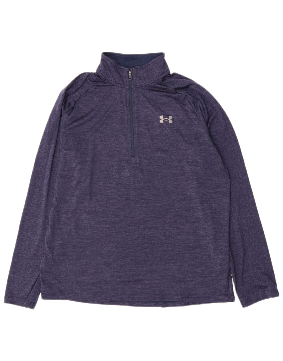 Ανδρική φόρμα πουλόβερ με φερμουάρ Under Armour Top Large Navy Blue Pinstripe