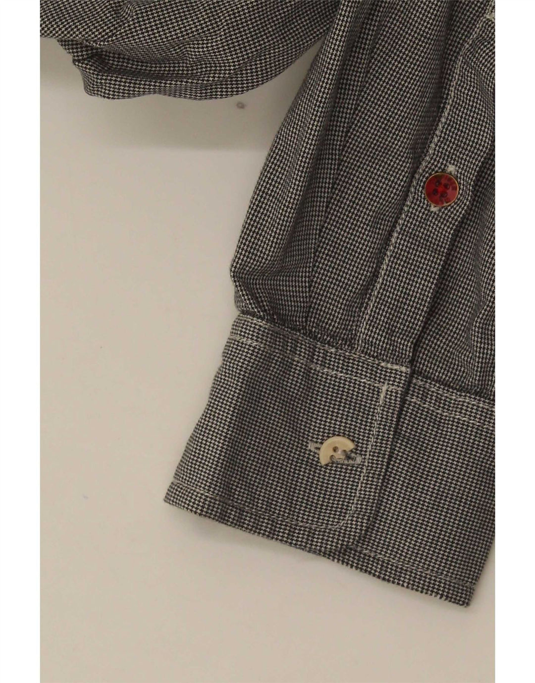 Ανδρικό πουκάμισο Tommy Hilfiger XL Navy Blue Houndstooth Βαμβακερό
