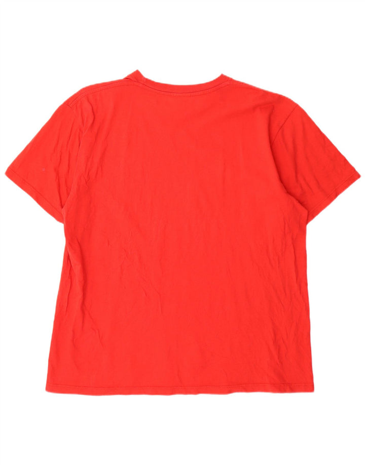 Ανδρικό γραφικό T-Shirt CHAMPION Top 2XL Κόκκινο
