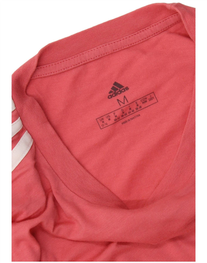 Γυναικείο γραφικό T-Shirt Adidas Top UK 12/14 Medium Pink
