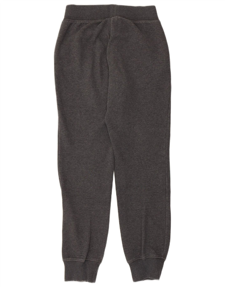 Γυναικεία αθλητική φόρμα γραφικών ADIDAS παντελόνι Joggers UK 4/6 XS γκρι βαμβακερό