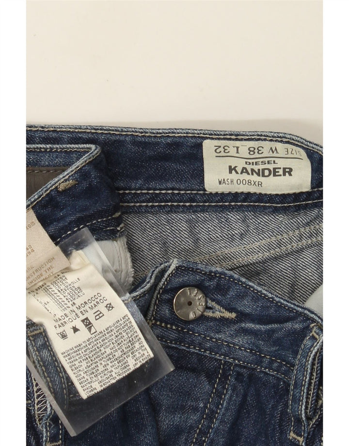 Diesel Ανδρικό Τζιν Kander Straight W38 L32 Μπλε βαμβακερό