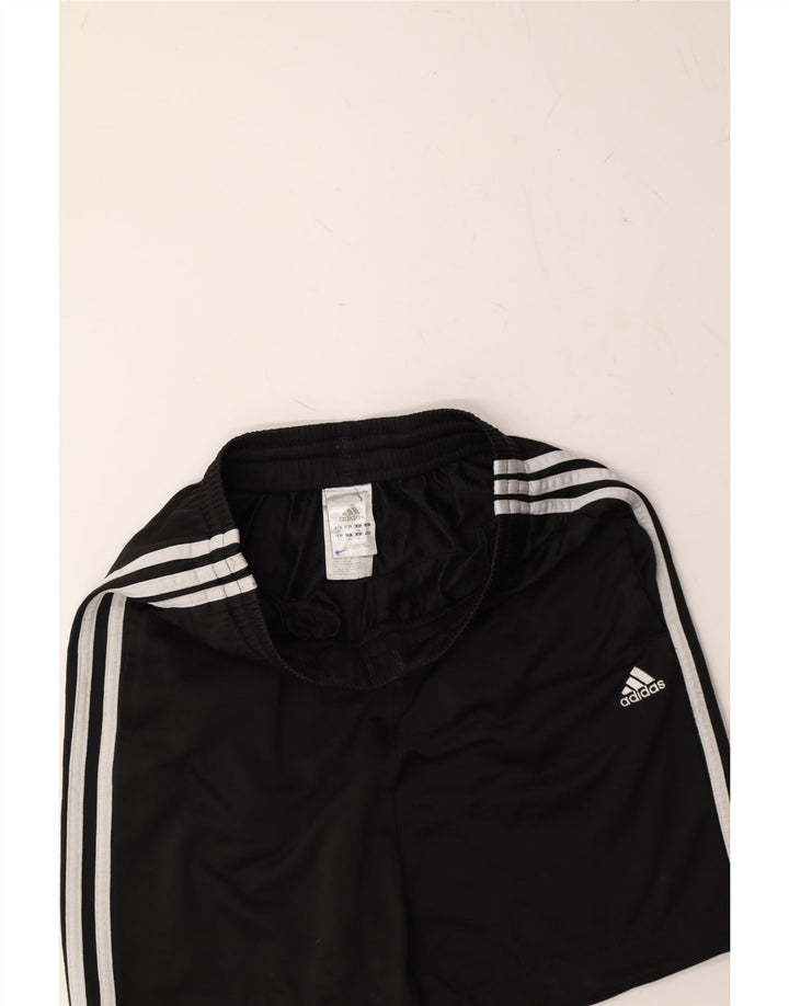 ADIDAS Boys Sport Shorts 13-14 Years Black Polyester Vintage Adidas and Second-Hand Adidas from Messina Hembry 