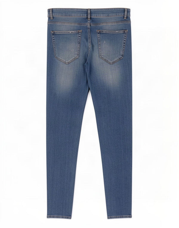 Zara Ανδρικό στενό τζιν IT 42 Large W32 L28 Μπλε βαμβακερό