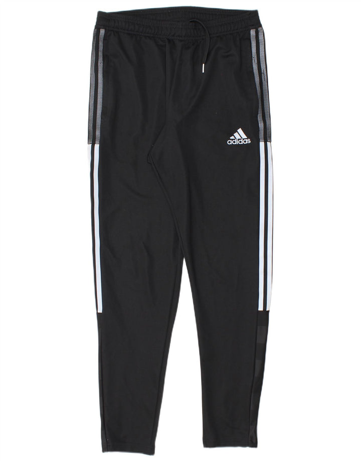 Ανδρικό παντελόνι αθλητικής φόρμας Adidas Aeroready Μεσαίο μαύρο πολυεστέρα