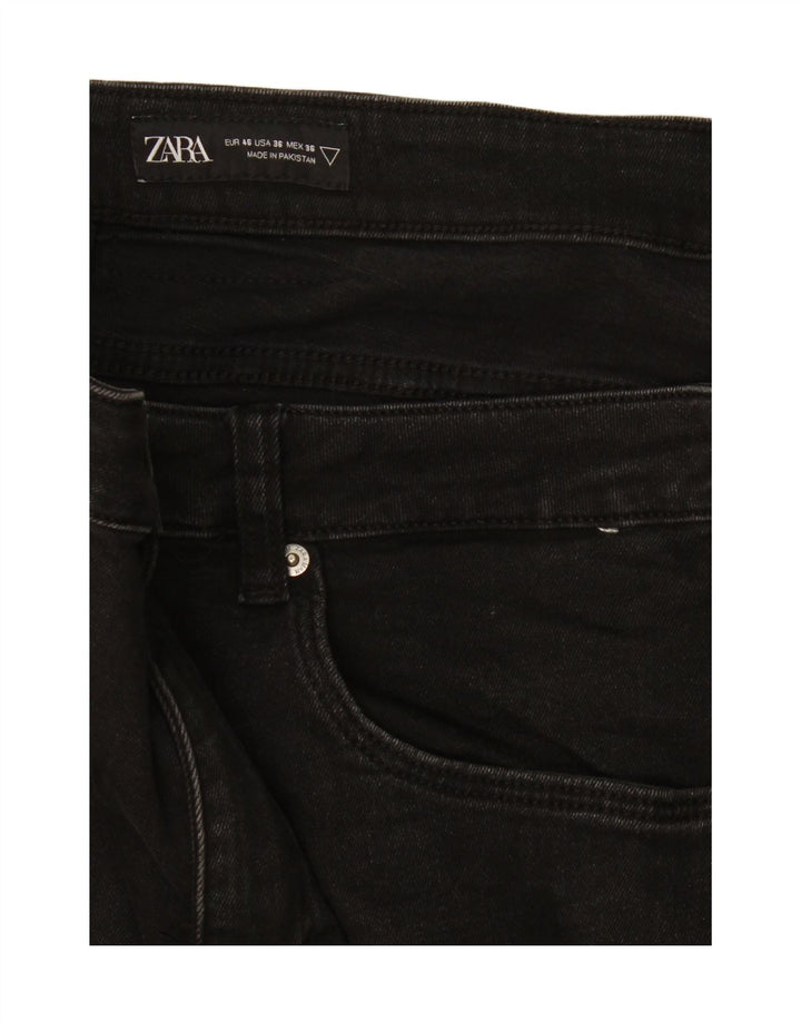 Zara Ανδρικό Slim Jeans EU 46 XL W36 L28 Μαύρο