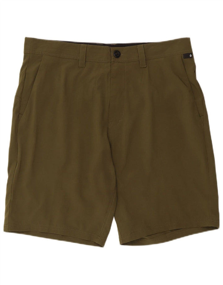 Ανδρικό σορτς chino Volcom μεγάλο χακί πολυεστέρα