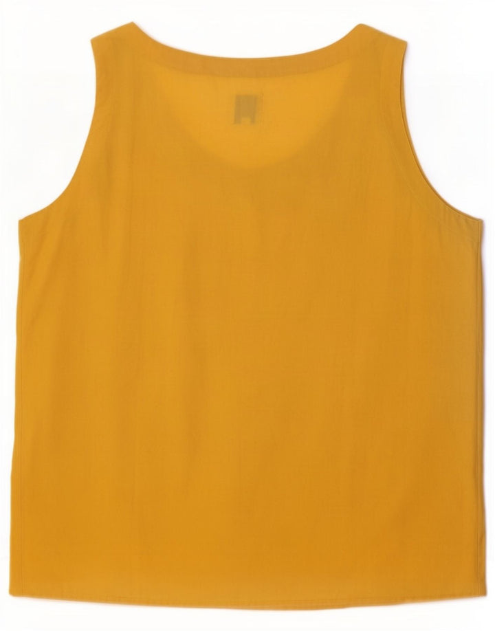 Benetton Γυναικεία Αμάνικη Μπλούζα Top IT 42 Medium Yellow