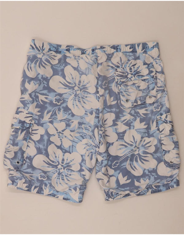 Crew Clothing Mens Swimming Shorts XL W38 Blue Floral Polyester