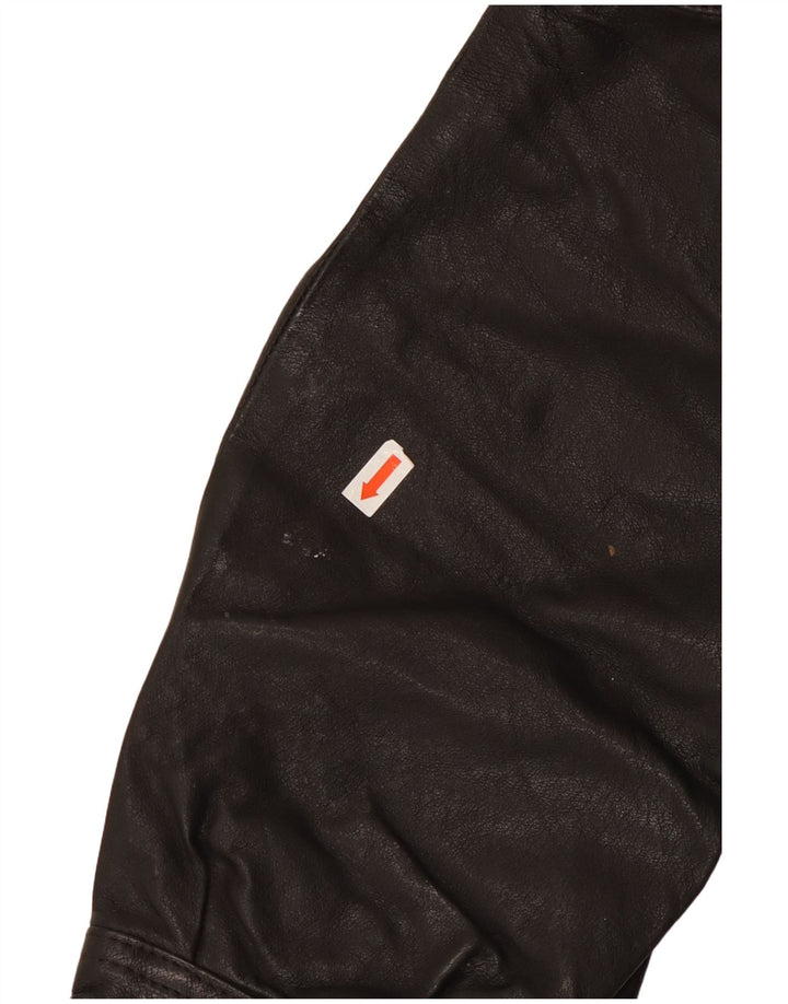 C&A Ανδρικό Δερμάτινο Μπουφάν IT 58 4XL Καφέ Δερμάτινο