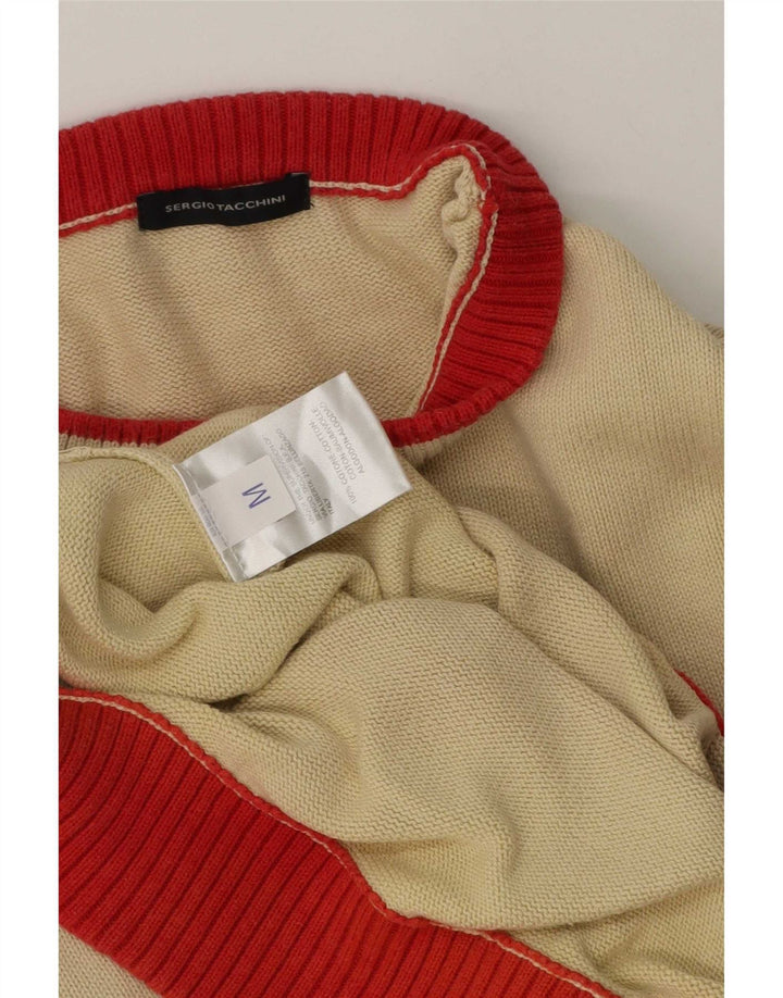 Sergio Tacchini Ανδρικό πουλόβερ με λαιμόκοψη, μεσαίο βαμβακερό