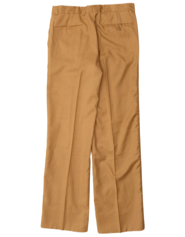 Vintage Ανδρικό ίσιο casual παντελόνι IT 48 Medium W30 L32 Beige