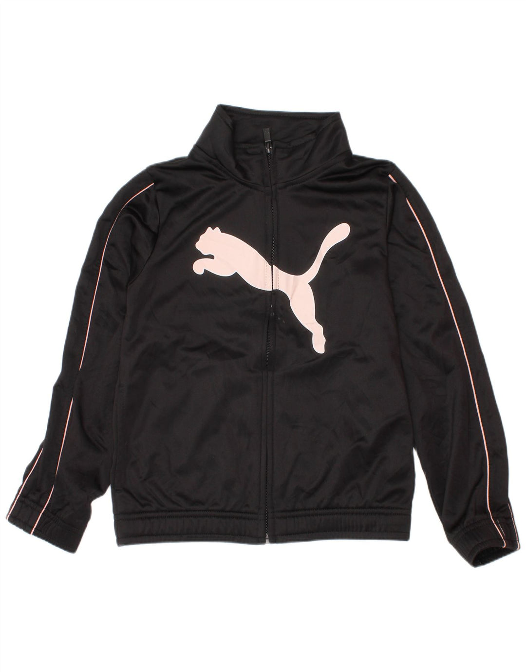 Puma Girls Graphic αθλητική φόρμα Top Jacket 5-6 Years Μαύρο