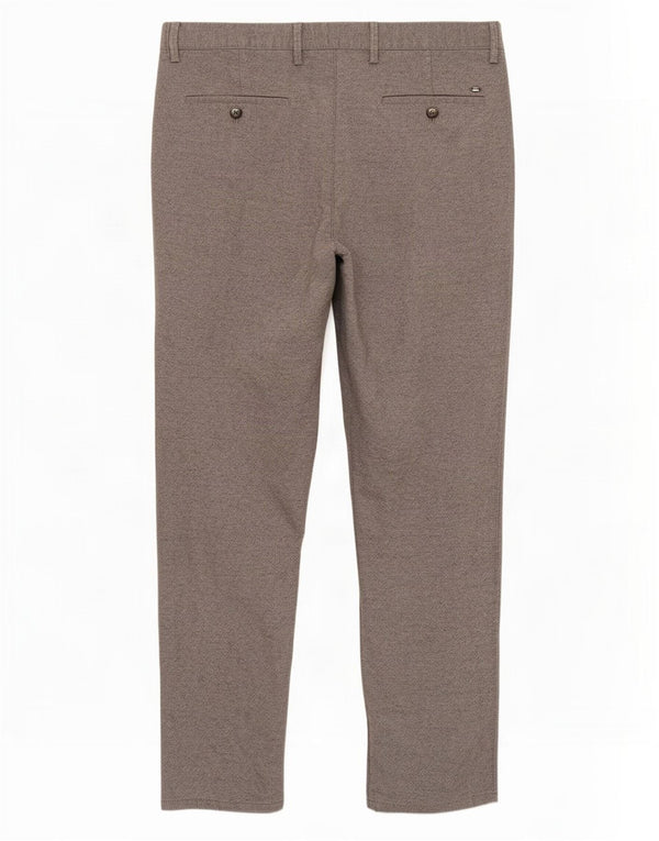 Massimo Dutti Ανδρικό παντελόνι Chino με λεπτή εφαρμογή EU 44 Large W34 L28 Grey