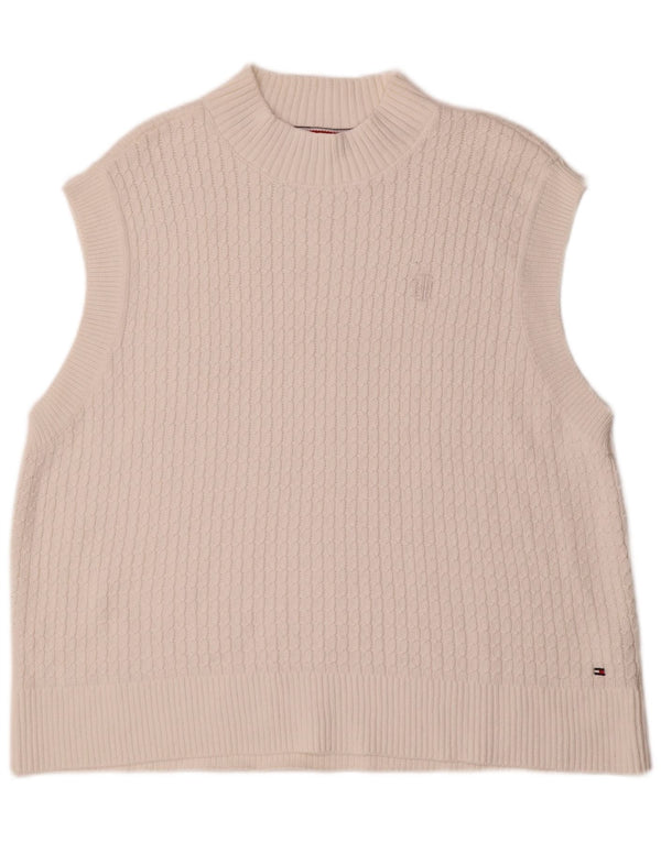 Tommy Hilfiger Ανδρικό γιλέκο Tank Top XL Λευκό βαμβακερό