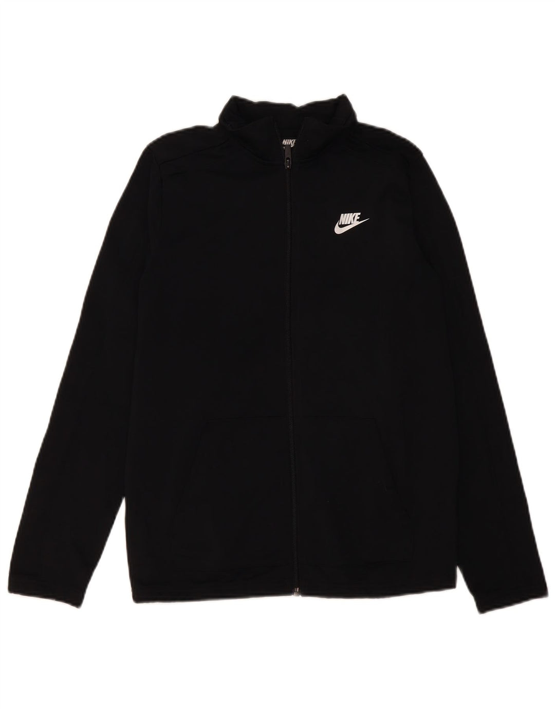 Μπουφάν Nike Boys αθλητική φόρμα 13-14 ετών XL μαύρο πολυεστέρα