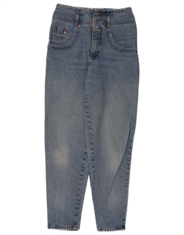 Vintage Γυναικείο Tapered Jeans Medium W28 L29 Μπλε βαμβακερό