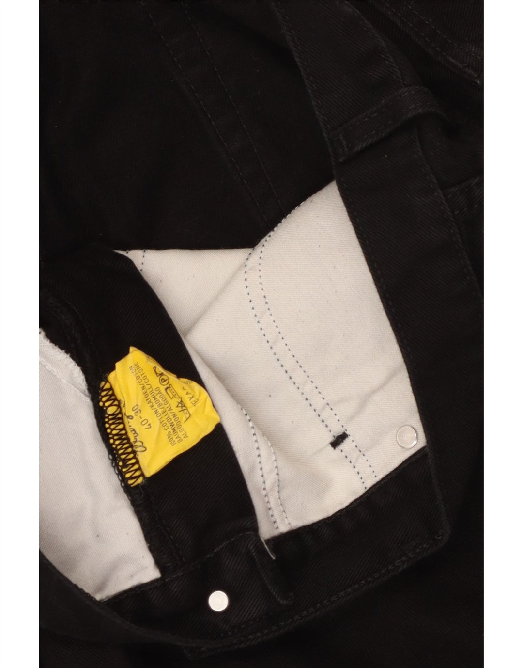 WRANGLER Ανδρικό Texas Straight Jeans W40 L30 Μαύρο βαμβακερό