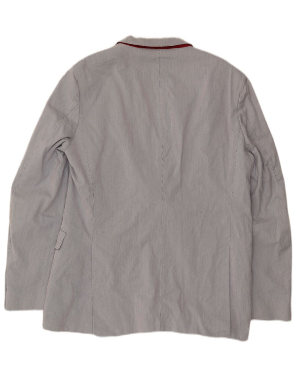 Tommy Hilfiger Ανδρικό σακάκι με 2 κουμπιά σακάκι IT 50 Large Grey Pinstripe