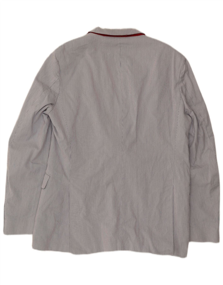 Tommy Hilfiger Ανδρικό σακάκι με 2 κουμπιά σακάκι IT 50 Large Grey Pinstripe